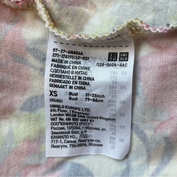 Uniqlo floral print long summer dress - Picture 11 of 12